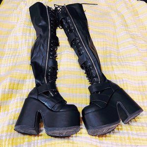 Demonia Thigh High Boots